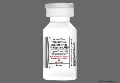 White Not applicable - Vancomycin Hydrochloride 1g Powder for Injection