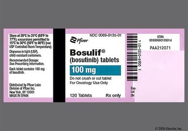Yellow Oval Pfizer And 100 - Bosulif 100mg Tablet