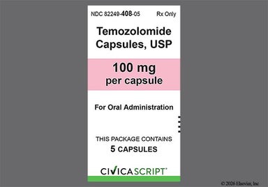 Pink And White 100 Mg - Temozolomide 100mg Capsule