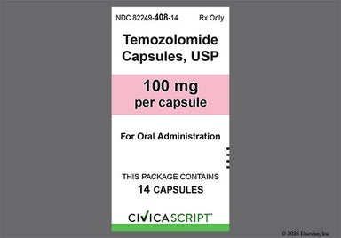 Pink And White 100 Mg - Temozolomide 100mg Capsule
