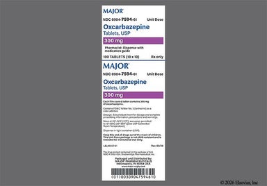 Beige Oval B 293 - Oxcarbazepine 300mg Tablet