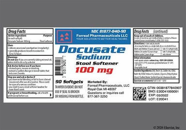 Red And White Scu2 - Docusate Sodium 100mg Softgel