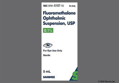 colorless - Fluorometholone 0.1% Ophthalmic Suspension