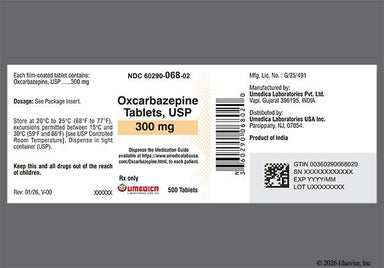 Yellow Oval Ox 300 - Oxcarbazepine 300mg Tablet
