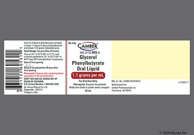 yellow - Glycerol Phenylbutyrate 1.1g/mL Liquid