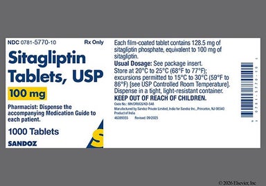 Brown Round Sn And 100 - Sitagliptin 100mg Tablet
