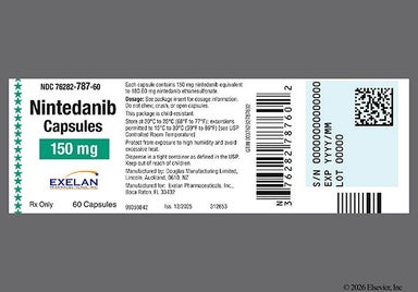Brown C639 - Nintedanib Esylate 150mg Capsule