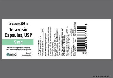 Pink Ap 783 - Terazosin Hydrochloride 5mg Capsule