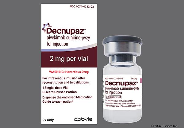white - Decnupaz 2mg Powder for Injection