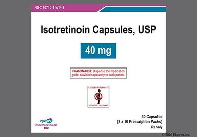 Pink 1579 - Isotretinoin 40mg Capsule