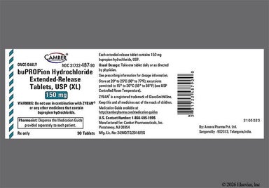 Blue Round V1 71 - Bupropion Hydrochloride 150mg Extended-Release (XL) Tablet