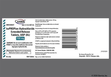 Blue Round V1 71 - Bupropion Hydrochloride 150mg Extended-Release (XL) Tablet