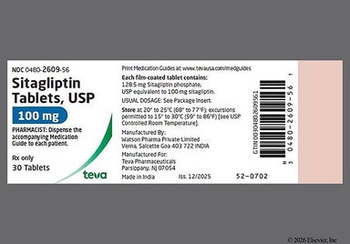 Brown Round 7Y And Tv - Sitagliptin 100mg Tablet