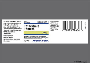 White Round Tc 5 - Tofacitinib 5mg Tablet