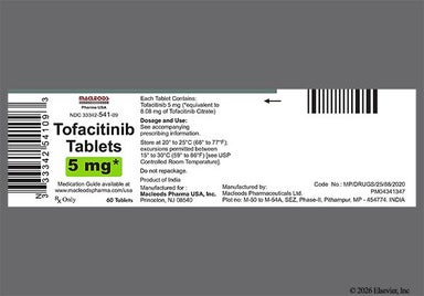 White Round N1 - Tofacitinib 5mg Tablet