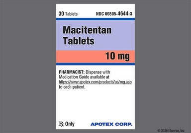 White Round Apo And M 10 - Macitentan 10mg Tablet