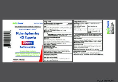 Pink Capsule AD50 - Diphenhydramine Hydrochloride 50mg Capsule
