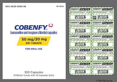 Yellow Capsule Karuna 50/20mg - COBENFY 50mg-20mg Capsule
