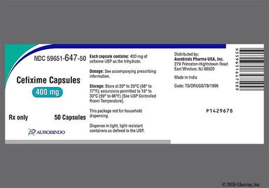 Pink Cmi 400 - Cefixime 400mg Capsule