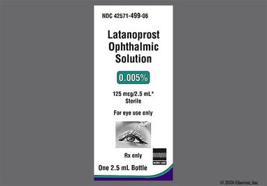 colorless - Latanoprost 0.005% Ophthalmic Solution