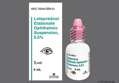 white - Loteprednol Etabonate 0.5% Ophthalmic Suspension