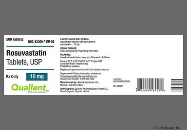 Pink Round 10 - Rosuvastatin Calcium 10mg Tablet