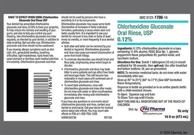 blue - Chlorhexidine Gluconate 0.12% Rinse