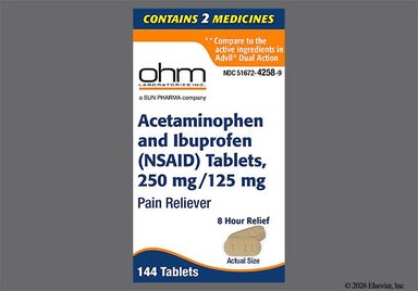 Yellow Oval T Ii - Acetaminophen/Ibuprofen 250mg-125mg Tablet