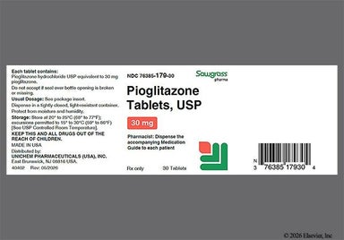 White Round C79 - Pioglitazone Hydrochloride 30mg Tablet