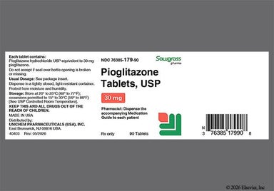 White Round C79 - Pioglitazone Hydrochloride 30mg Tablet