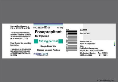 white - Fosaprepitant 150mg Powder for Injection