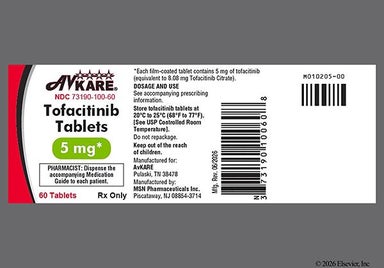 White Round T1 - Tofacitinib 5mg Tablet