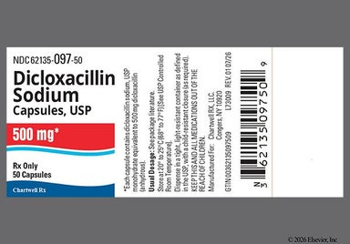 Green Capsule TEVA 3125 - Dicloxacillin Sodium 500mg Capsule