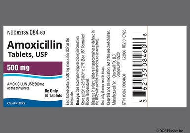 White Oblong 2263 - Amoxicillin 500mg Tablet