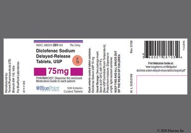 Diclofenac (Cambia, Cataflam): Uses, Side Effects, Interactions