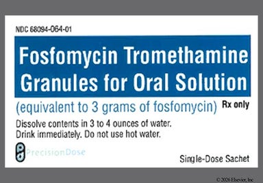 White Not applicable - Fosfomycin Tromethamine 3g Granules for Solution