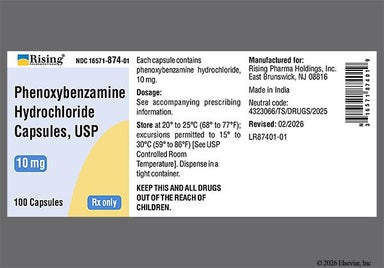 Red Capsule C118 10 - Phenoxybenzamine Hydrochloride 10mg Capsule