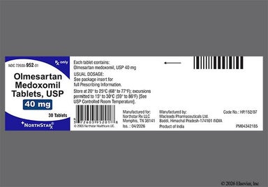 White Oval C54 - Olmesartan Medoxomil 40mg Tablet