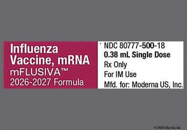 White Not applicable - mFLUSIVA Trivalent 2026-2027 Preservative-Free Formula 50 and Older Pre-Filled Syringe Suspension for Injection