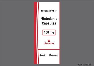 Brown Capsule G 629 - Nintedanib Esylate 150mg Capsule