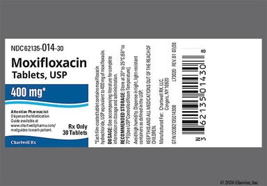 Pink Oblong 312 - Moxifloxacin Hydrochloride 400mg Tablet