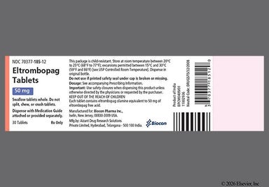 Brown Round EO 50 - Eltrombopag Olamine 50mg Tablet