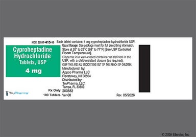 White Round MCR 109 - Cyproheptadine Hydrochloride 4mg Tablet