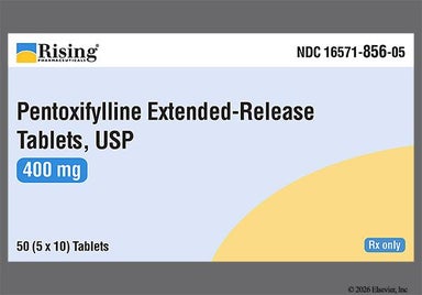 Purple Oval R856 - Pentoxifylline 400mg Extended-Release Tablet
