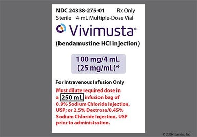 Yellow Not applicable - Vivimusta 100mg/4mL Solution for Injection