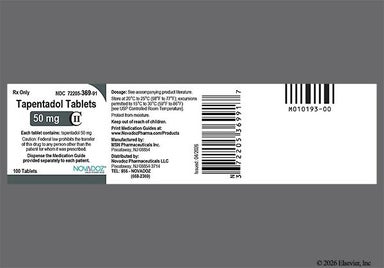 Pink Round 25 - Tapentadol 50mg Tablet