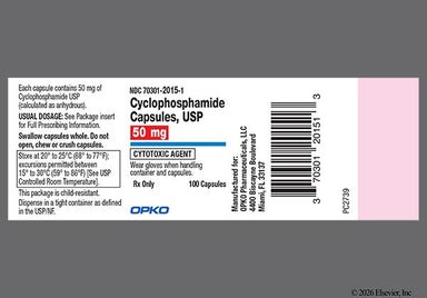 Blue Capsule NSP 50 NSP 50 - Cyclophosphamide 50mg Capsule