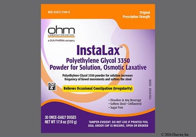 White Not applicable - InstaLax Original Prescription Strength 17g Powder for Solution