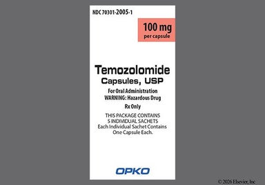 White, Purple Capsule NSP 100mg - Temozolomide 100mg Capsule