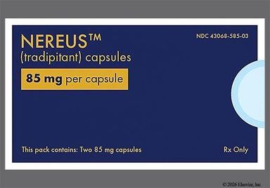 Black, White Capsule VANDA 85mg - NEREUS 85mg Capsule